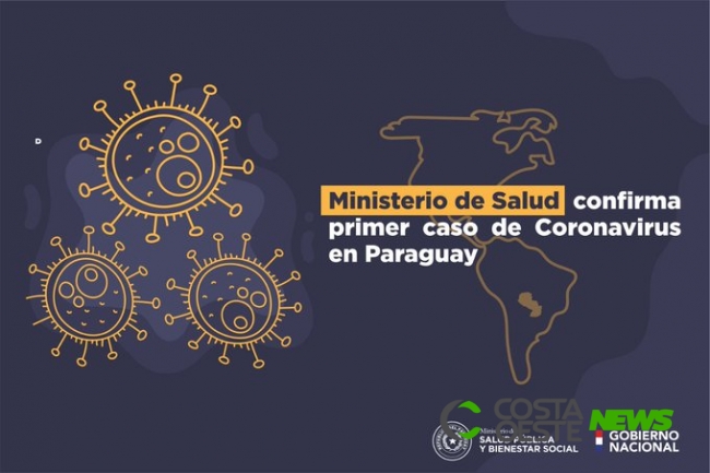 Paraguai confirma primeiro caso do novo coronavírus no país