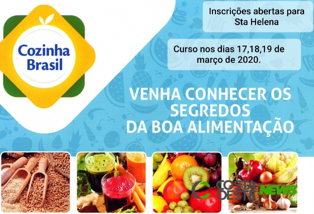 Qualifica Santa Helena oferece curso gratuito de alimentação saudável e aproveitamento de alimentos