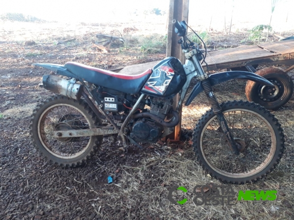 PM de Santa Helena recupera motocicleta furtada com placa de Missal
