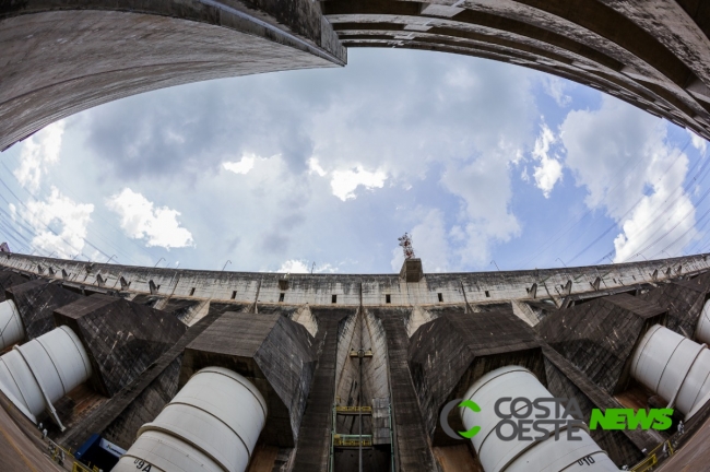 15,47 milhões de MWh: Usina de Itaipu coloca uma vantagem de 7,6% no bimestre em relação ao mesmo período de 2019