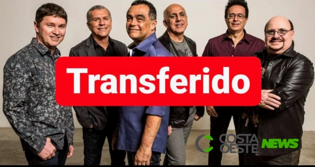 Show do Roupa Nova é transferido para 31 de julho em Toledo