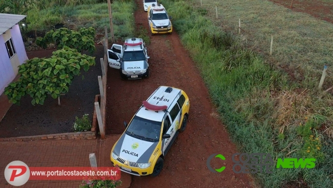 Itaipulândia: Operação da Pol. Civil e PM resulta na apreensão de arma e prisões