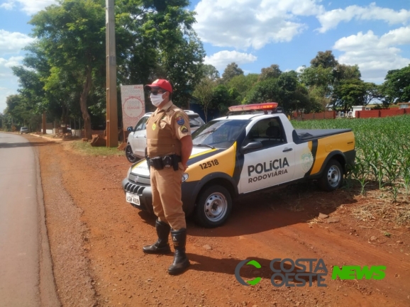 Atendimento presencial está suspenso na PRE de Santa Helena; policiais auxiliam nas barreiras sanitárias