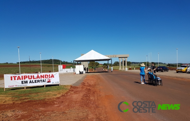Começa a restrição no acesso à Itaipulândia com realização de barreira sanitária