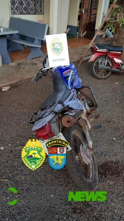 BPFron recupera motocicleta furtada no interior de Santa Helena