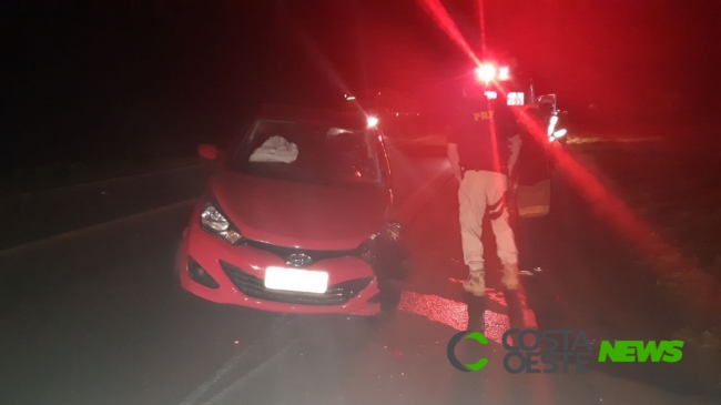 Acidente na BR-163 entre Guaíra e Mercedes deixa quatro feridos