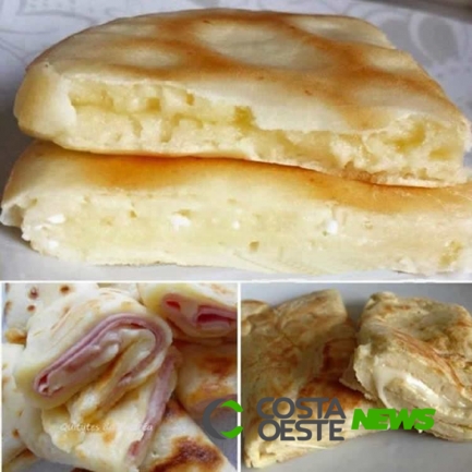 Pão de queijo de frigideira