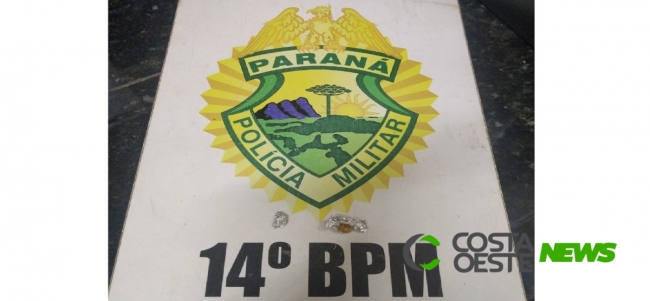 Homem com mandado em aberto é preso com pedras de crack em Medianeira