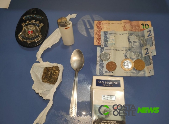 Jovem com extensa ficha criminal é preso com droga em Santa Helena