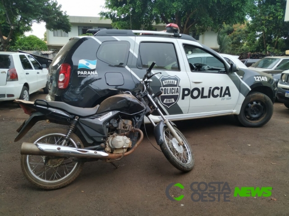 Diamante do Oeste: operação da Polícia Civil prende quatro pessoas e apreende motocicleta (vídeo)