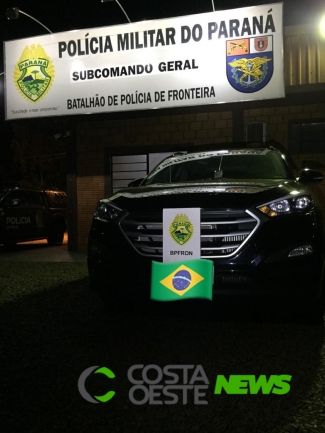 BPFron recupera veículo produto de roubo e prende uma pessoa em Pato Bragado