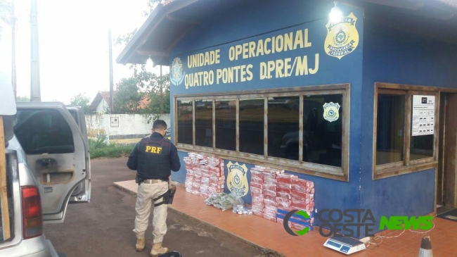 PRF apreende homem com 260 quilos de maconha em Marechal C. Rondon