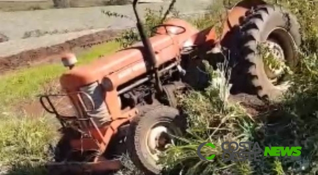 Agricultor de 80 anos morre após acidente com trator no Paraná