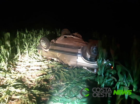 Traficante tenta fugir, mas capota o carro e é preso pela PRF no Paraná