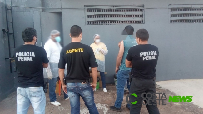 Detentos da Cadeia Pública de Guaíra são imunizados contra a gripe