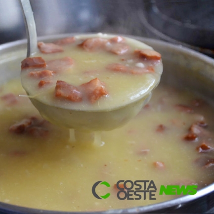 Caldo de Mandioca com Bacon