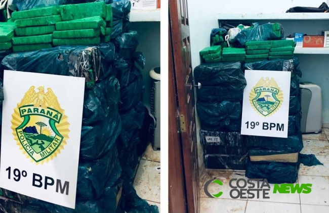 PM apreende maconha em porto clandestino em Santa Helena