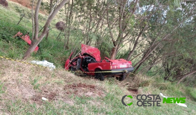 Duas pessoas morrem em acidente na PR-317 em Ouro Verde do Oeste