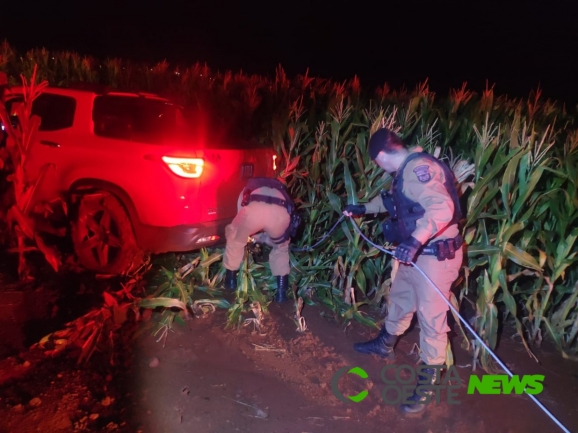 PM recupera veículo roubado no interior de São Miguel do Iguaçu