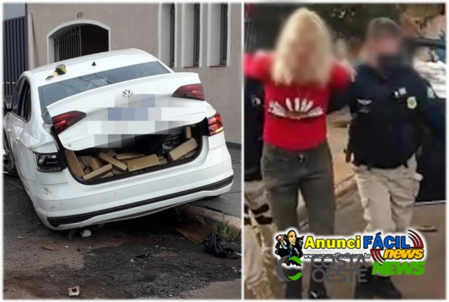 Moradora de Guaíra é presa após perseguição policial