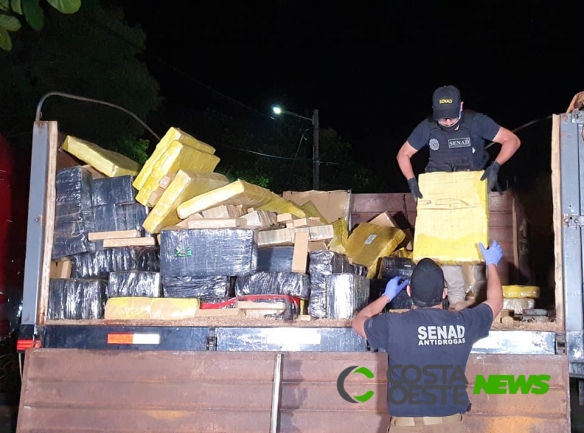 Três toneladas de maconha que passariam por Santa Helena são apreendidas em Alto Paraná, no Paraguai