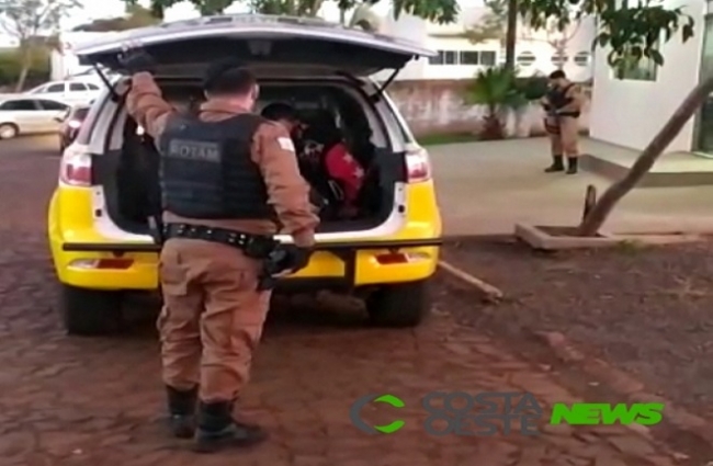 Homem pula muros para escapar da ROTAM, mas acaba preso 