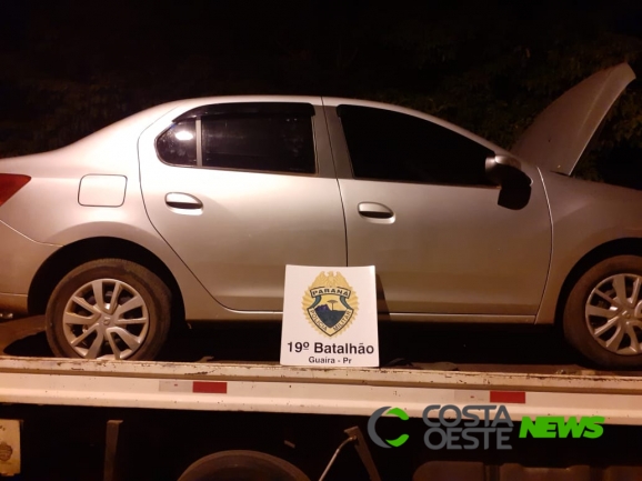 Patrulha Rural recupera veículo roubado em Curitiba 