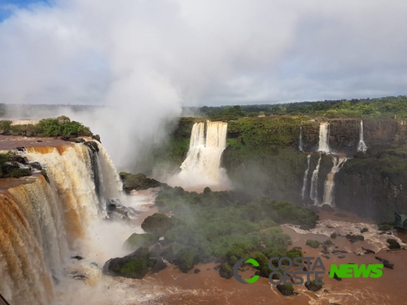 Cataratas do Iguaçu registra vazão de 1 milhão de litros por segundo