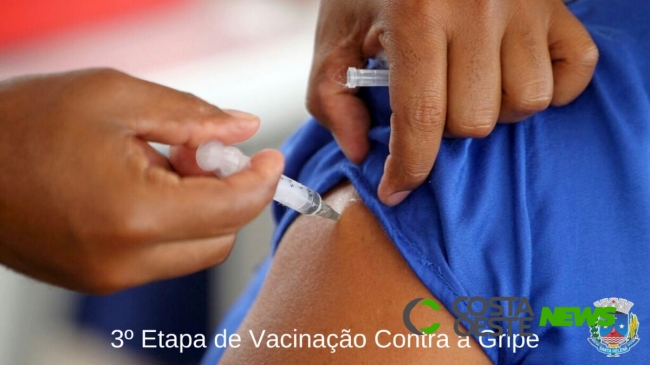 Terceira etapa da Vacinação contra gripe tem novo público alvo em Santa Helena