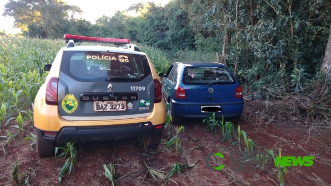 RPA recupera veículo furtado em São Miguel do Iguaçu