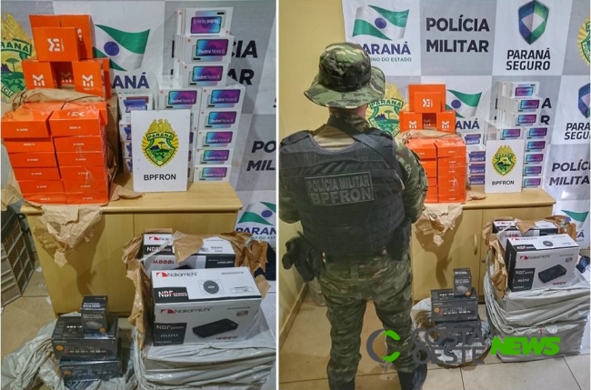 BPFron apreende contrabando em Céu Azul