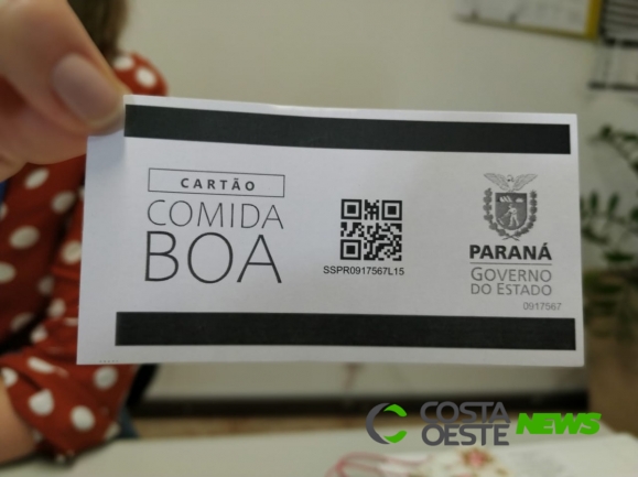 Governo do Paraná contempla famílias santa-helenenses com o cartão Comida Boa