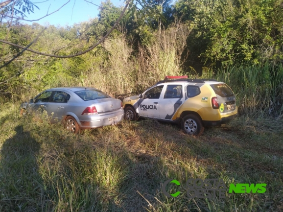 Polícia Militar recupera veículo roubado em São Miguel do Iguaçu