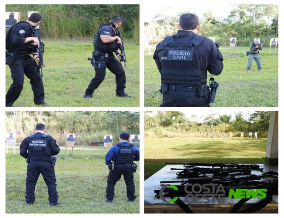 Polícia Civil de Guaíra habilita policiais para operar fuzis 