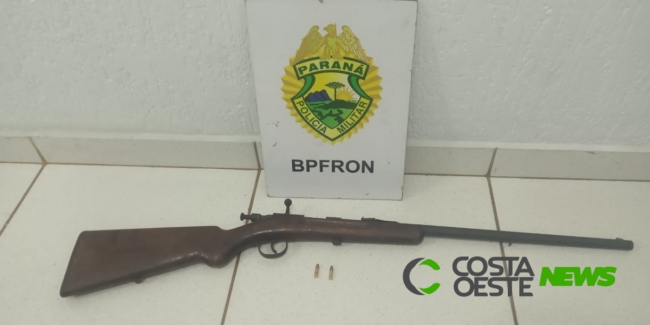 Homem é detido com espingarda em Matelândia