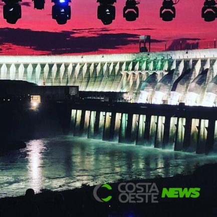 Usina de Itaipu crava 35 milhões de MWh no ano, energia suficiente para iluminar o mundo por 13 horas e meia