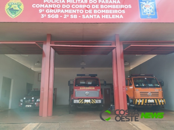 Cerimônia marcará a posse de novo comando do Corpo de Bombeiros e entrega de veículos e embarcação em Santa Helena