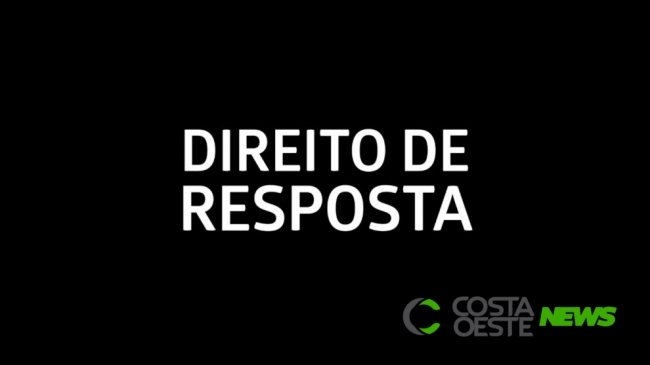  Nota ??? Direito de Resposta