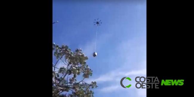 Drone é utilizado para enviar contrabando do Paraguai ao Brasil