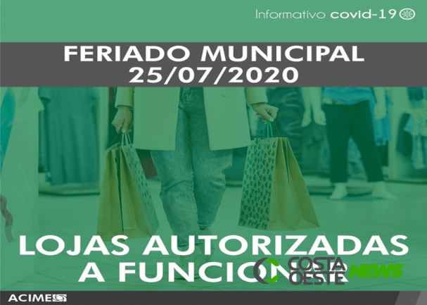 Comércio de Medianeira está autorizado a funcionar no feriado municipal