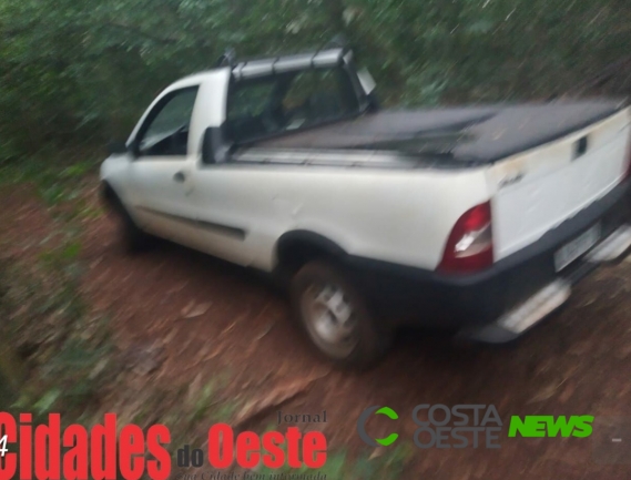 Veículo tomado de assalto por fugitivos de Medianeira é recuperado em Itaipulândia