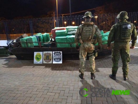 Cigarros, caminhões e embarcação são apreendidos durante ação da Operação Hórus