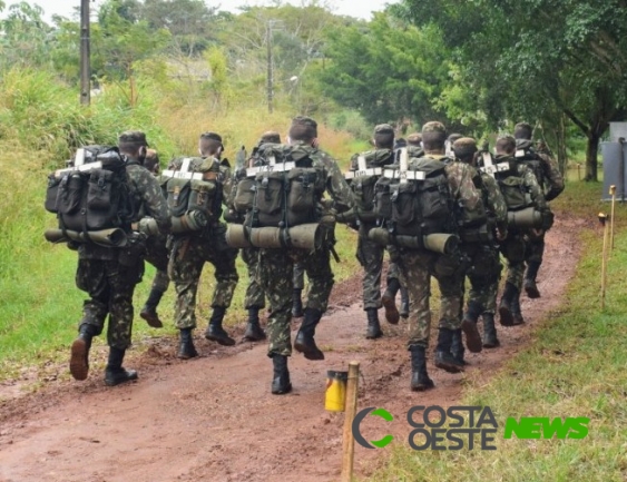 Militares do Exército passam por treinamentos em Guaíra