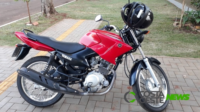 Motocicleta é furtada na noite deste domingo no centro de Santa Helena