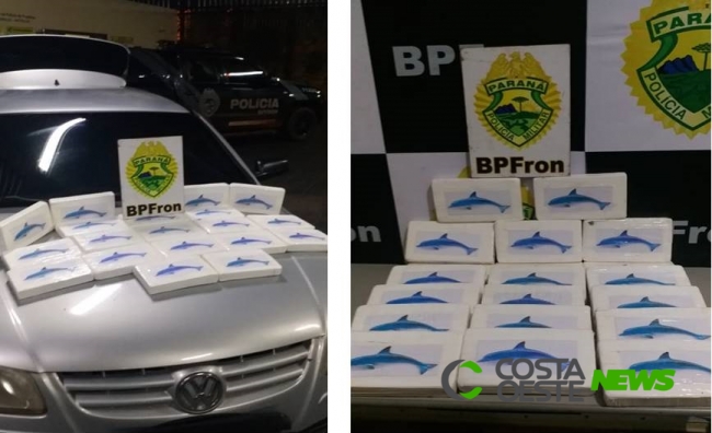 Traficante leva criança para despistar polícia, mas acaba presa em Guaíra com cocaína avaliada em R$ 1 milhão