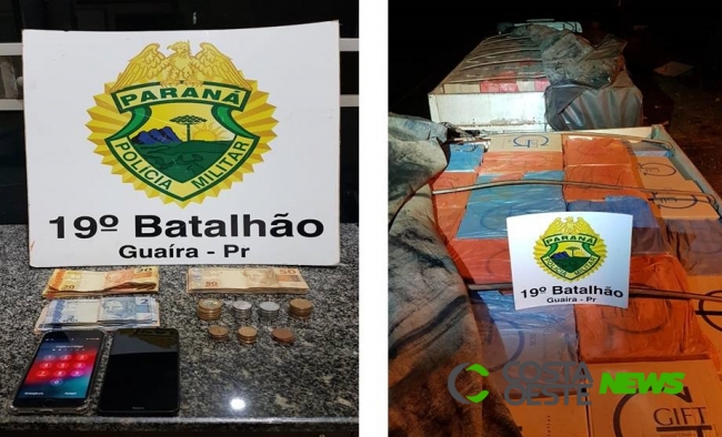 ???Operação 19???: Policiais apreendem dinheiro nas partes íntimas de homem e carreta carregada com cigarros