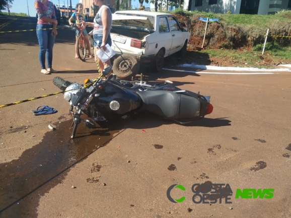 Motociclista morre em acidente na PR 317, perímetro urbano de Santa Helena