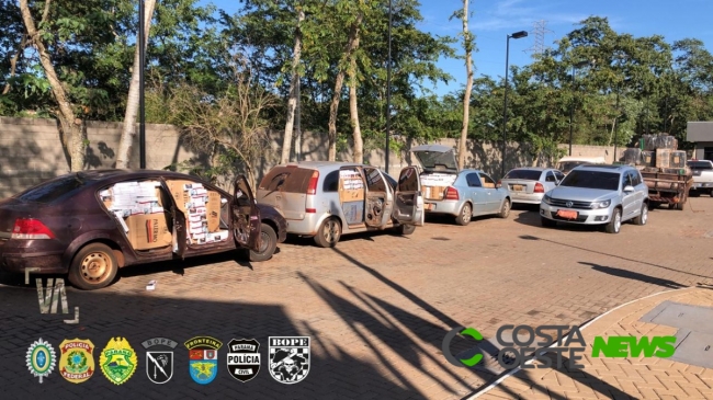 Operação Hórus: Madrugada agitada na região com a apreensões de 11 carros, 03 caminhões e 03 presos em flagrante