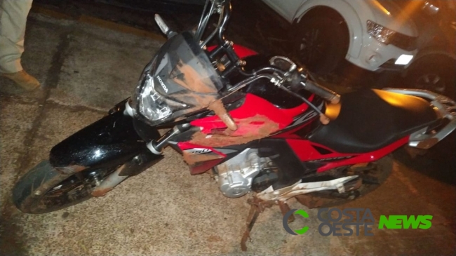Motocicleta com alerta de roubo é recuperada pela Polícia Militar em Guaíra