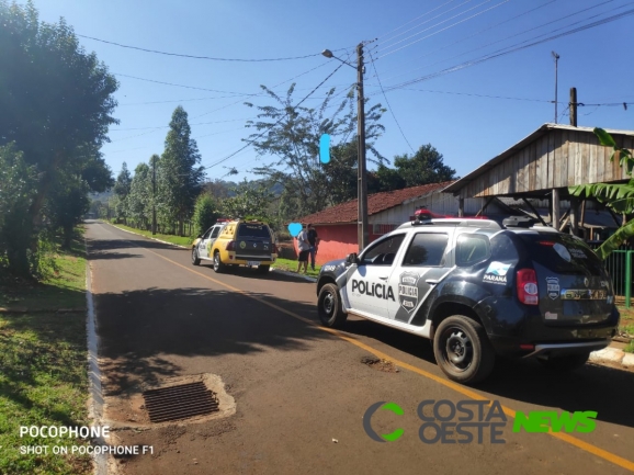 Forças de segurança apreendem arma de fogo em distrito de Santa Helena